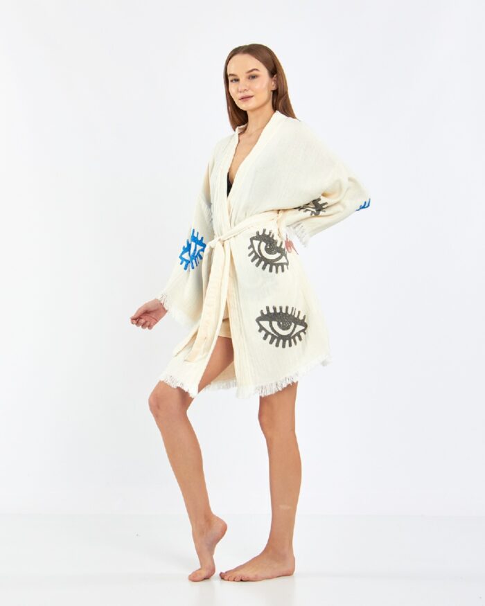 Colorful Eyes Şortlu Takım Kimono Colorful Eyes Şortlu Takım Kimono