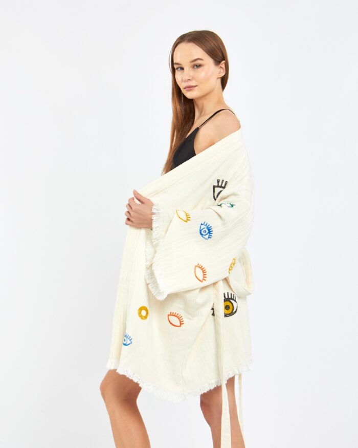 Colorful Eyes Şortlu Takım Kimono Colorful Eyes Şortlu Takım Kimono