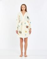 Colorful Eyes Şortlu Takım Kimono