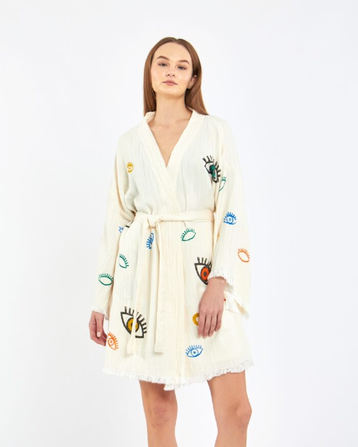 Colorful Eyes Şortlu Takım Kimono Colorful Eyes Şortlu Takım Kimono