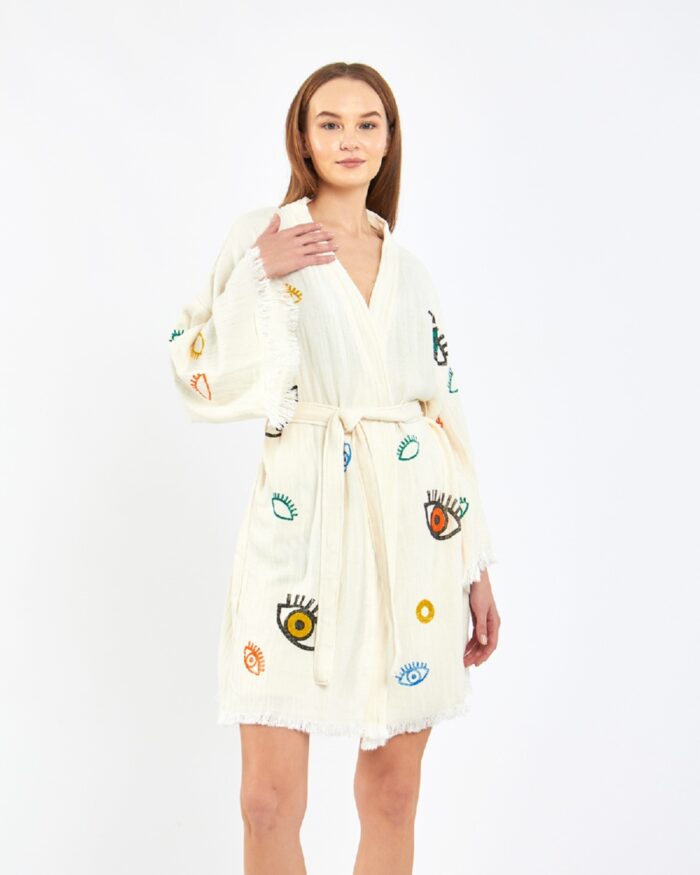 Colorful Eyes Şortlu Takım Kimono Colorful Eyes Şortlu Takım Kimono