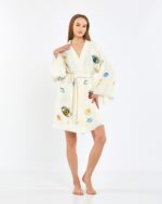 Colorful Eyes Şortlu Takım Kimono