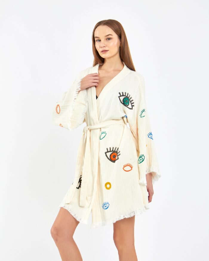 Colorful Eyes Şortlu Takım Kimono Colorful Eyes Şortlu Takım Kimono