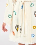 Colorful Eyes Şortlu Takım Kimono