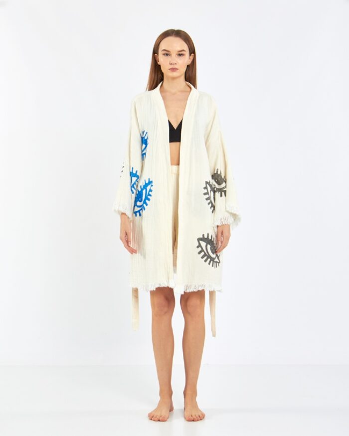 Colorful Eyes Şortlu Takım Kimono Colorful Eyes Şortlu Takım Kimono