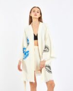 Colorful Eyes Şortlu Takım Kimono