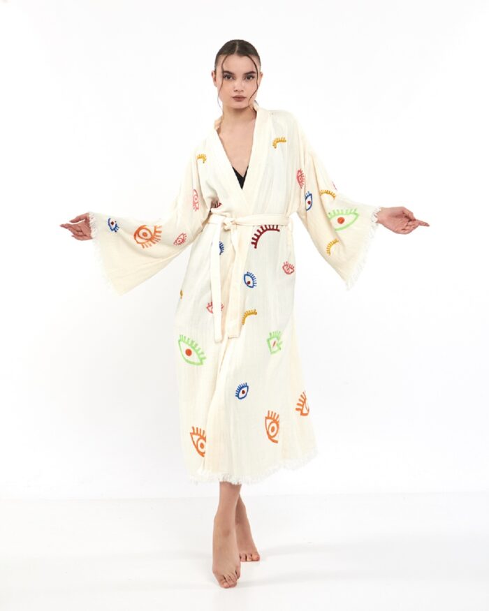 Colorful Little Eyes Kimono Colorful Little Eyes Kimono