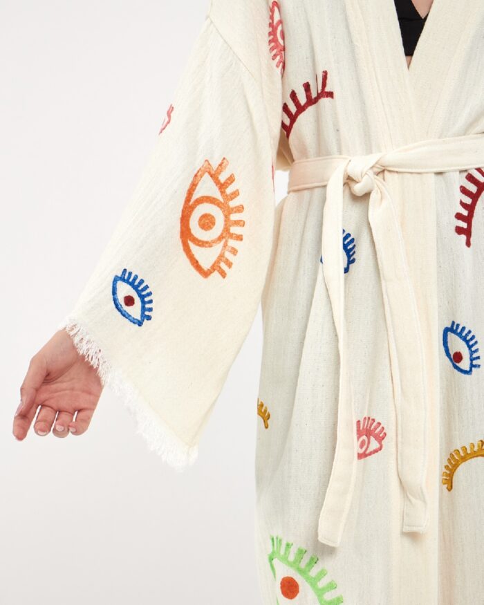Colorful Little Eyes Kimono Colorful Little Eyes Kimono