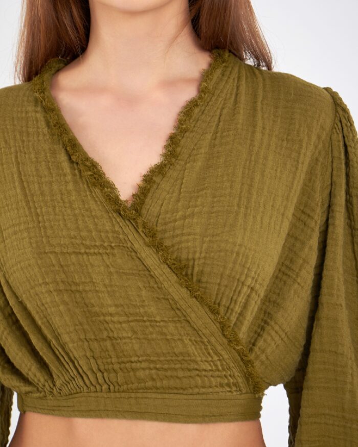 Crop Skirted Suit Khaki Crop Skirted Suit Khaki