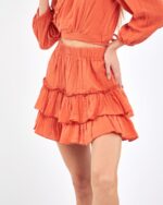 Crop Skirted Suit Kitten