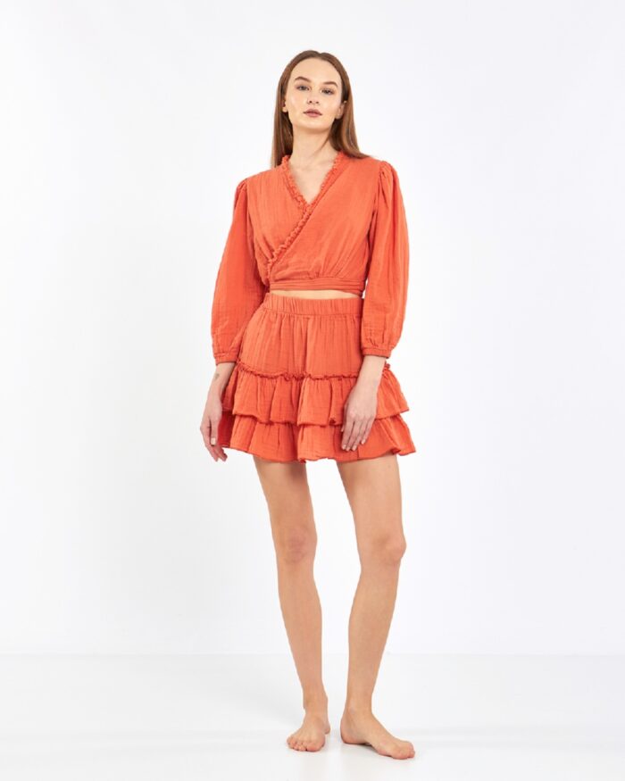 Crop Skirted Suit Kitten Crop Skirted Suit Kitten