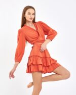 Crop Skirted Suit Kitten