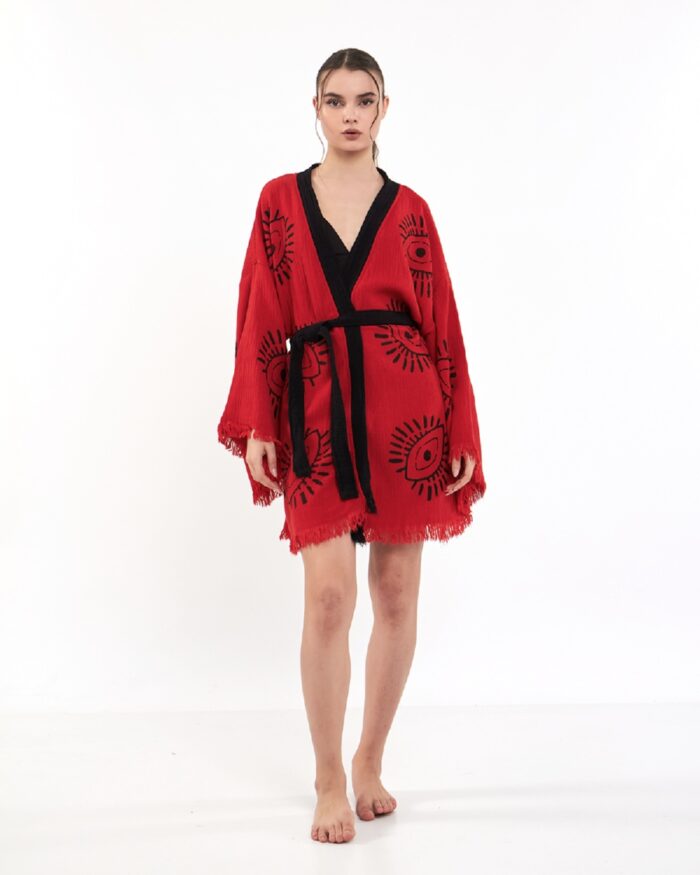 Eye Kırmızı Kısa Kimono Eye Kırmızı Kısa Kimono