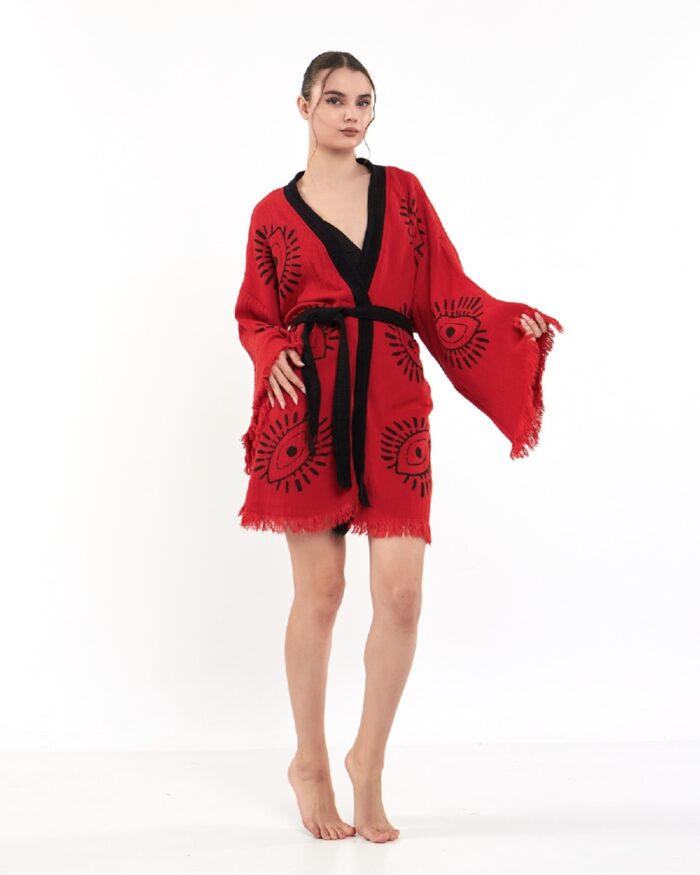 Eye Kırmızı Kısa Kimono Eye Kırmızı Kısa Kimono