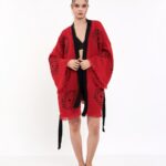 Eye Red Short Kimono