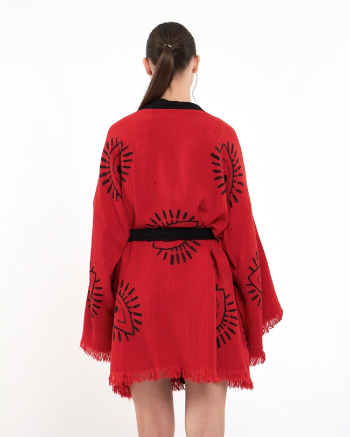 Eye Kırmızı Kısa Kimono Eye Kırmızı Kısa Kimono