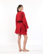 Eye Kırmızı Kısa Kimono