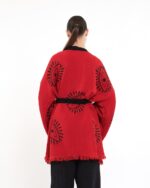 Eye Red Schwarzer Kimono-Anzug