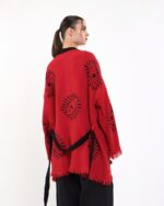 Eye Red Schwarzer Kimono-Anzug