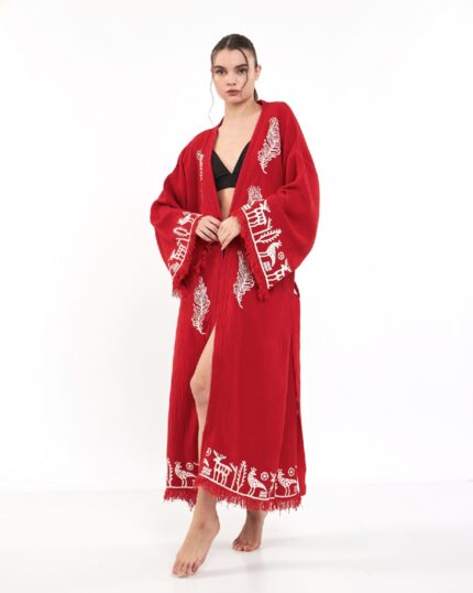 Hitit Desenli Kimono