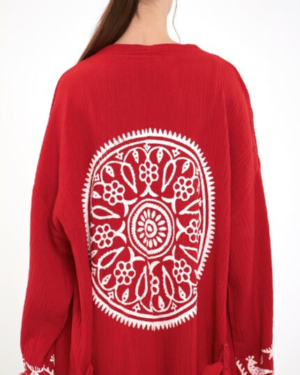 Hitit Desenli Kimono