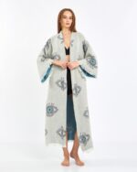 Jakarlı Blue Eye Kimono