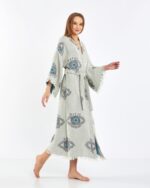 Jakarlı Blue Eye Kimono
