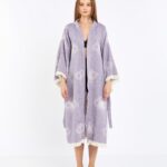 Jacquard Eye Lila Kimono