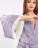 Jakarlı Eye Lila Kimono