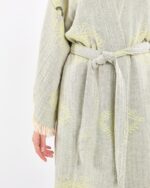 Jakarlı Eye Su Yeşili Kimono