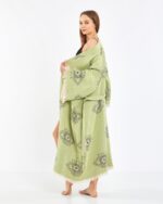 Jakarlı Eye Yeşil Kimono