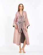 Jacquard Fil Chakra Baby Rosa Kimono