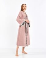 Jacquard Fil Chakra Baby Rosa Kimono