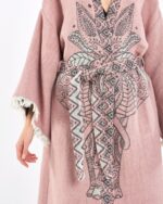 Jacquard Fil Chakra Baby Rosa Kimono