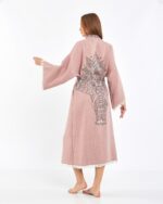 Jacquard Fil Chakra Baby Rosa Kimono