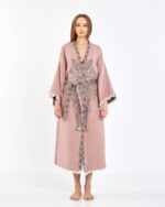 Jacquard Fil Chakra Baby Rosa Kimono