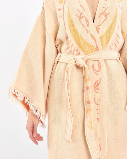 Jacquard Mondauge Melone Kimono