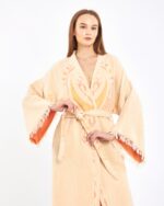 Jakarlı Moon Eye Kavuniçi Kimono