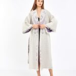 Jacquard Moon Eye Lila Kimono