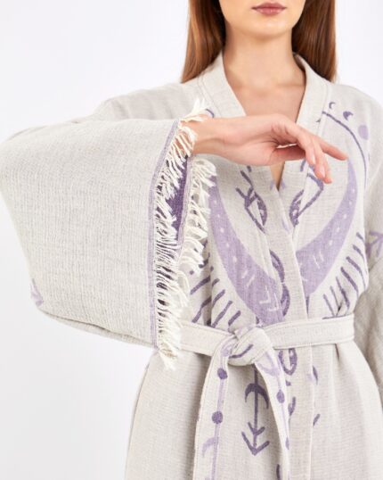 Jacquard Mondauge Lila Kimono