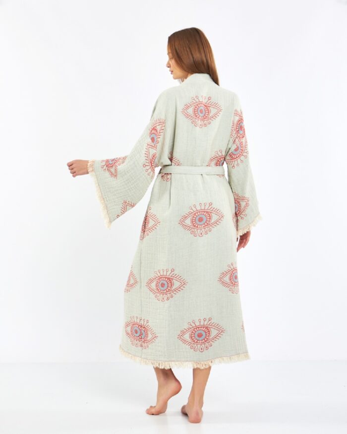 Jakarlı Red Eye Kimono Jakarlı Red Eye Kimono