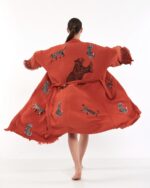 Leopard Kiremit Kimono