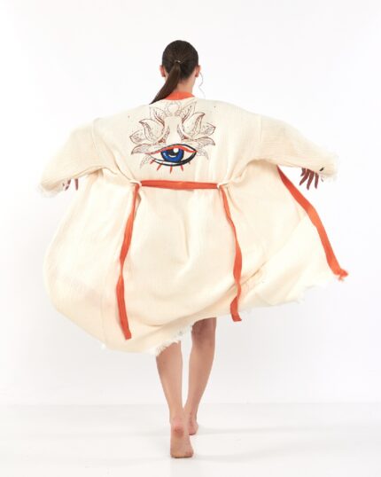 Lotus Chakra Eye Kimono