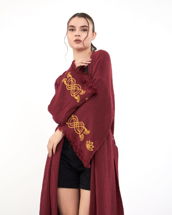 Lotus Eye Bordo Kimono Lotus Eye Bordo Kimono