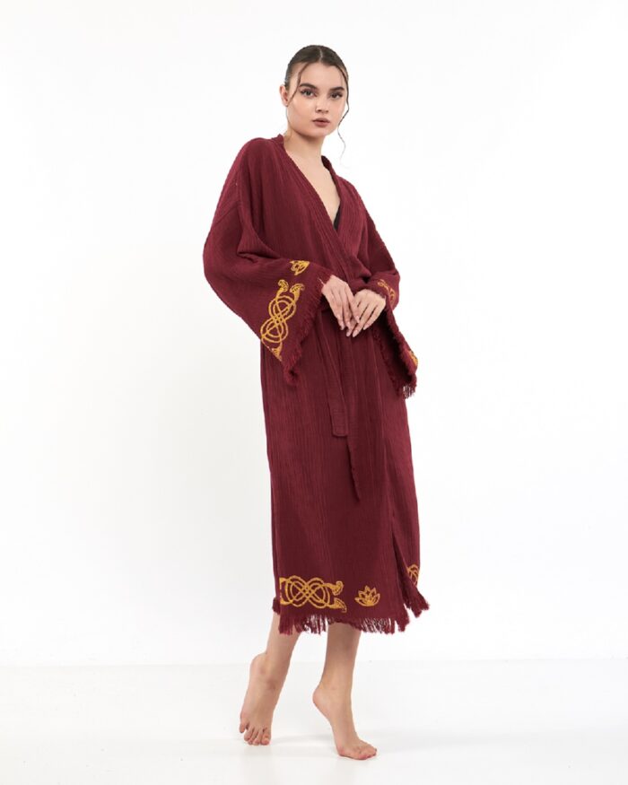 Lotus Eye Bordo Kimono Lotus Eye Bordo Kimono