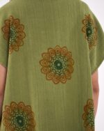 بنطلون ماندالا أخضر ماندالا سترة موسلين