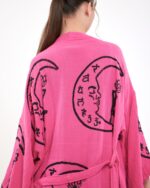 Moon Woman Pink Kimono