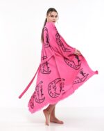 Moon Woman Pink Kimono