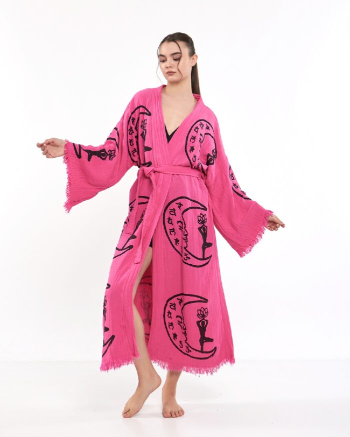 Moon Woman Pink Kimono Moon Woman Pink Kimono