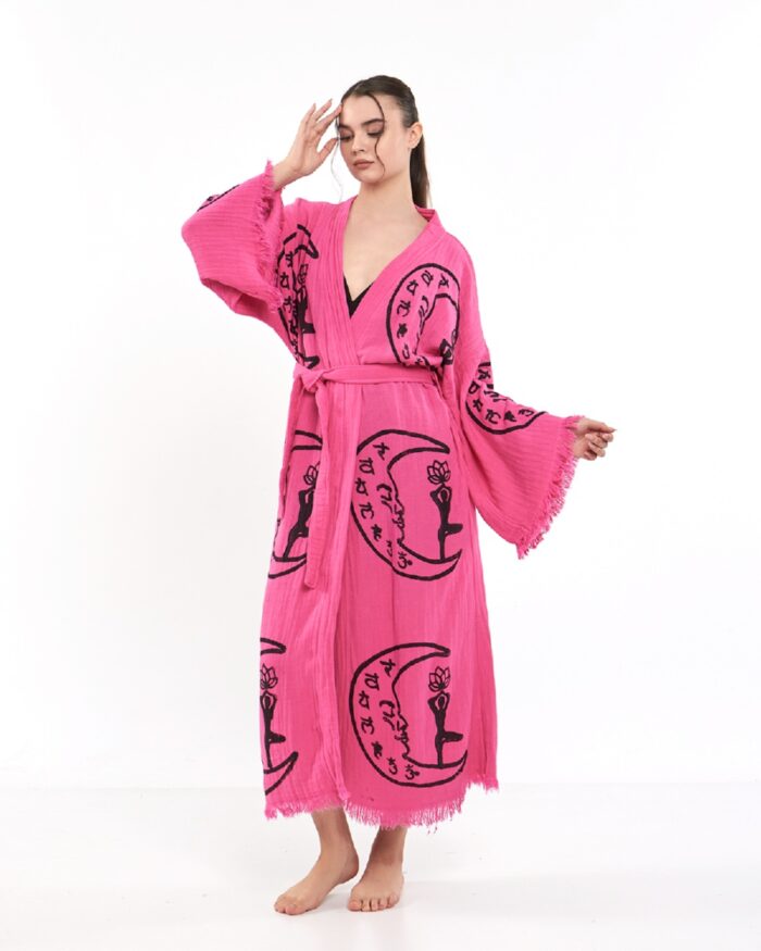 Moon Woman Pink Kimono Moon Woman Pink Kimono